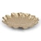 Homeroots 6in Gold Metal Handmade Leaf Trinket Tray 713012 - alternate 1