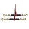 Mytee Products Chain Binder Ratchet Style 5/16 in - 3/8 in - 7100 lbs WLL, w/ Rubber Grips, Closed Body, 2PK CBRS516-EZx2 - alternate 1