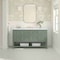 James Martin Vanities Breckenridge 60 in. Single Vanity, Smokey Celadon, w/ 3 CM White Zeus Quartz Top 330-V60S-SC-3WZ - alternate 4