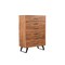 Homeroots 36" Natural Live Edge Solid Wood Five Drawer Dresser 571536 - alternate 8
