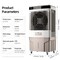 Edendirect 3960 CFM Indoor Portable Evaporative Cooler for 950 square feet, 3 Speed Air Cooler ZR-LBW-12000RC - alternate 6