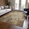 Homeroots 5' X 8' Brown And Beige Abstract Washable Indoor Outdoor Area Rug 612311 - alternate 8
