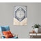 Homeroots 26" X 49" Blue And White Flower Floral Cotton Macrame Hanging Tapestry 548327 - alternate 5