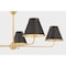 Hudson Valley Lighting Burghley Chandelier in Aged Brass/Distressed Bronze by Mark D. Sikes MDS2000-AGB/DB - alternate 6