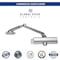 Global Door Controls Commercial Grade 3 Door Closer in Aluminum - Size 4 TC2204-AL - alternate 1