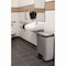 Rubbermaid Commercial Slim Jim Stainless Steel Step-On Container, Front Step, 24 gal, Blk 1901999 - alternate 5