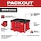 Milwaukee Tool PACKOUT 2-Drawer Tool Box, 50 lb Capacity / 25 lb Capacity per Drawer, 22" W x 16" D x 14" H 48-22-8442 - alternate 13