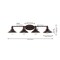 Jonathan Y July 36.25" 4-Light Industrial Farmhouse Metal Vanity Light, Oil Rubbed Bronze JYL7904A - alternate 6