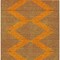 Homeroots 3' X 5' Orange And Blue Geometric Washable Indoor Outdoor Area Rug 598764 - alternate 9