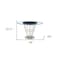 Homeroots 48" Clear And Silver Glass And Stainless Steel Pedestal Base Round Top Dining Table 569437 - alternate 12