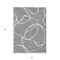 Homeroots 3' X 5' Gray And Ivory Abstract Washable Indoor Outdoor Area Rug 597481 - alternate 8