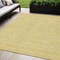 Homeroots 5' X 8' Yellow Gold And Ivory Floral Washable Indoor Outdoor Area Rug 582351 - alternate 1
