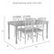 Crosley Shelby 5-Piece Dining Table Set For 4 KF20003-TL - alternate 8