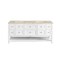 James Martin Vanities Breckenridge 72" Double Vanity, Bright White, w/ 3 CM Tajnar Eclos Top 330-V72-BW-3TJR - alternate 8