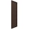 Ekena Millwork True Fit PVC Single Panel Chevron Modern Style Fixed Mount Shutters, Raisin Brown, 18W x 36H, PR TFP001CV18X036TB - alternate 12