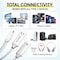 Overtime USB-C to USB-C & C Audio and 100W Charging Splitter Adapter, White OADCTCCWH - alternate 9