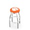 Holland Bar Stool Co 30" Chrome Clemson Swivel Bar Stool, Accent Ring L8C2C30Clmson - alternate 1