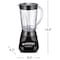 Hamilton Beach 10 Speed 56 Ounce Plastic Jar Smooth Blender in Black 50167 - alternate 3