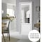 Sartodoors Solid Interior French, Lucia 1533 White Silk with Clear Glass, Single Regular Panel Frame Trims Ha LUCIA1533ID-WS-3084 - alternate 5