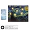 Lavish Home Van Gogh Wall Art Set Lighted Canvas Starry Night Print with Timer Fiber Optic Lights and LED Candle 80-LTCANVAS-1-B - alternate 4