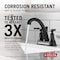 Delta Woodhurst Two Handle Centerset Bathroom Faucet 2532LF-BLMPU - alternate 4