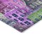 Homeroots 5' X 8' Purple Lilac And Green Village Houses Washable Indoor Outdoor Area Rug 577872 - alternate 6