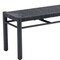 Homeroots 48in Black and Aluminum Bench 668855 - alternate 5