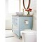 Amerock Esquire Polished Nickel/Golden Champagne Contemporary Single Post Toilet Paper Holder BH26617PNBBZ - alternate 5