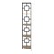 Homeroots 62" Dark Taupe Metal Corner Bookcase 376526 - alternate 7