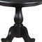 Homeroots 30" Black Rounded Solid Manufactured Wood And Solid Wood Pedestal Base Dining Table 517748 - alternate 5