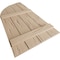 Ekena Millwork Pecky Cypress 4 Board Joined Board-n-Batten w/Quarter Round Arch Top Faux Wood Shutters, 22"W x 48"H SHUBJQ22X48PCPR - alternate 9