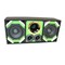 Deejay Led Loaded Box w/Two Despacito Heavy Duty 8-in Woofers One Horn and w/Two Bullet Tweeters GREEN TBH8GREEN - alternate 1