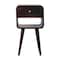 Homeroots 22" Brown Solid Wood Square One Drawer Nightstand 651799 - alternate 8