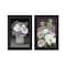 Homeroots Set Of Two Lilac and Wild Plum Bouquet Black Framed Print Wall Art, 2PK 407992 - alternate 1