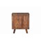 Homeroots Three Piece Dark Brown Solid Wood Bedroom Set 552145 - alternate 8