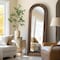 Homeroots 71" Brown Arch Wood Framed Standing Mirror 565054 - alternate 5