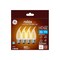 Current LED Chandelier Light Bulbs, Candle Shape, Medium Base, Soft White, 500 Lumens, 5.5-Watts, 4PK 43255 - alternate 3