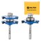 Hiltex Tongue and Groove Router Bit Set, 2 Pieces, 1/4 Inch Shank 10110H - alternate 1