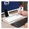 Quartet Flip-Top Glass Dry Erase Desktop Pad, 18 x 6, White Surface Q090F04-R - alternate 5