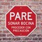 Signmission Pare Sonar Bocina Proceder Con Prec, 10 inch X 10 inch, Aluminum Metal Signs, 2PK OC-A-2PACK-10-205 - alternate 5