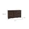 Homeroots 67" Brown Solid Wood Six Drawer Triple Dresser 524602 - alternate 4