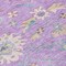 Homeroots 3' X 5' Purple Ivory And Denim Blue Floral Washable Indoor Outdoor Area Rug 605325 - alternate 5
