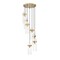 Z-Lite Fontaine 7 Light Chandelier, Rubbed Brass, 19.5 In W x 15 In H 7002P5-7R-RB - alternate 5