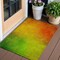 Homeroots 3' X 5' Terra Cotta Gold And Green Ombre Washable Indoor Outdoor Area Rug 577277 - alternate 1