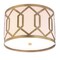 Jonathan Y Hex 2-Light 12.5 in. Metal LED Flush Mount, Brass Gold JYL3501A - alternate 1