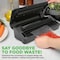 Nutrichef Automatic Food Vacuum Sealer with Double Sealing Function, Electric Air Sealing System for Dry PKVS90BK - alternate 4