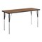 Flash Furniture Wren 60 in x 24 in Adjustable Height Activity Table, Thermal Laminate Top, Standard Legs, Oak XU-A2460-REC-OAK-T-A-GG - alternate 1
