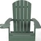 Homeroots 35" Green Heavy Duty Plastic Adirondack Chair 530697 - alternate 5