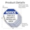 Signmission Notice This Is a Security Patrolled, 4 inch X 4 inch, Vinyl Decal, 5PK OC-D-5PACK-4-188 - alternate 3