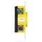 Leviton Flanged Locking Receptacle, L15-20R, 20 A, 250V AC, Three Phase, 3 Pole, Flush Mount, Yellow 24CM-20 - alternate 4
